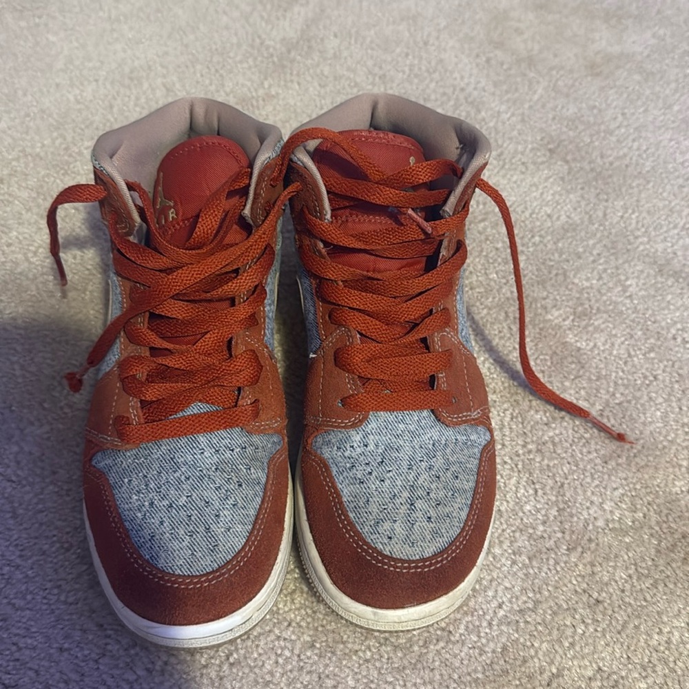 Air Jordan MID SE - cinna & denim